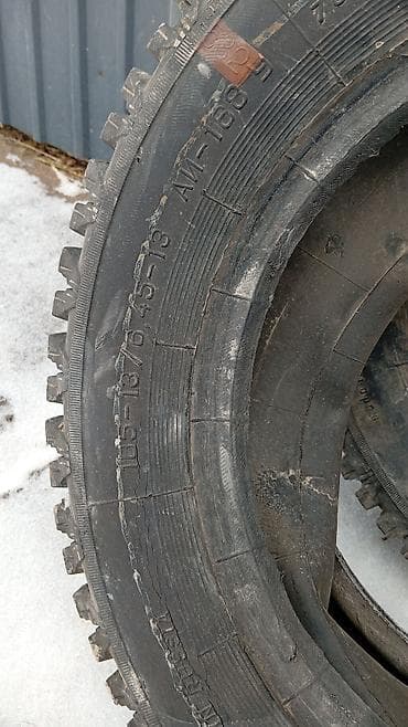 гигант 4 4: Шины зимние шипованные АИ‑168 У, размер 16.5/75‑13 (2шт.).Шины зимние — 3
