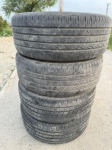 Шины 225 / 55 / R 17, Лето, Б/у, Комплект, Легковые, Корея, Hankook