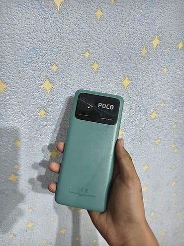 poco m 5: Poco C40, Б/у, 64 ГБ, цвет - Зеленый, 2 SIM — 2