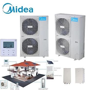 насосы для отопления: Тепловой насос Midea M-Thermal для отопления, охлаждения и горячего — 4