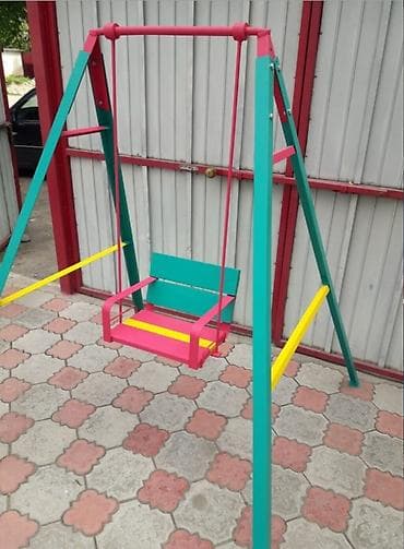 купить качелю детскую: Детские качели, Подвесные Для улицы, Металл, Новый — 6