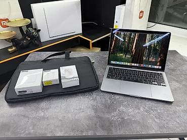 macbook pro 13 2020: Для программирования, Б/у, Apple M1, ОЗУ, RAM: 8 ГБ, В рассрочку — 1