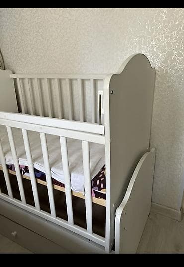 детская кроватка с ящиками: Детская кровать трансформер, Другой тип, цвет - Белый — 2