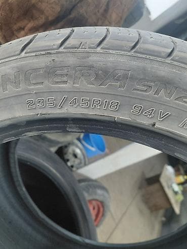 Шиналар 235 / R 18, Жай, Колдонулган, Комплект, Жеңил унаалар, Жапония — 3