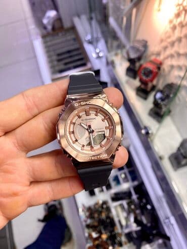 часы fossil бишкек: Женская модель GM-S2100PG ___ Функции : секундомер, будильник, мировое — 1