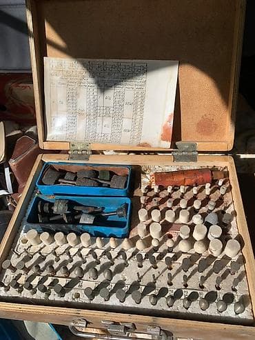 Электроинструменты: Набор бормашин/микрограверов с оснасткой в деревянном чемодане — 2