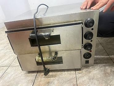 Металл иштетүү: Профессиональная электрическая двухъярусная печь для пиццы/выпечки из — 1