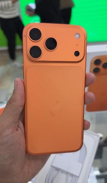 айфон розовый: IPhone 17 Pro Max, Оранжевый, Кабель — 2