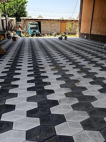 кладка пескоблоков: Тротуарная плитка и работы по мощению - Изготовление и укладка — 1