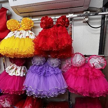 кийим: Балдар көйнөгү, түсү - Кызгылт, Жаңы — 5