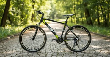 купить велосипед с большими шинами: Велосипед Giant черного цвета. предназначенный для использования как — 1