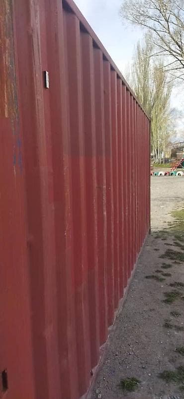 продажа контейнеров бишкек: Продаются контейнеры 20 футов (тип 22G1), бордовый цвет. Состояние — 7