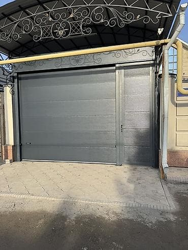argus security systems: Секционные гаражные и въездные ворота с калиткой и автоматикой - Тип — 1