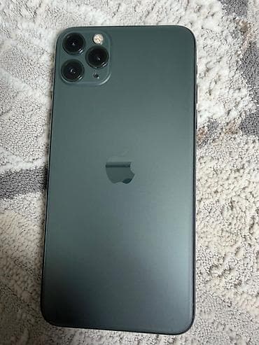 IPhone 11 Pro, Б/у, 256 ГБ, Matte Midnight Green, Коробка, Чехол, 73 % at lalafo.kg IPhone 11 Pro, Б/у, 256 ГБ, Matte Midnight Green, Коробка, Чехол, 73 %