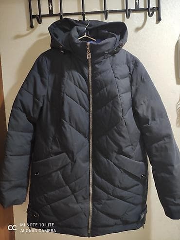 max mara: Пуховик, Длинная модель, С мехом, L — 3