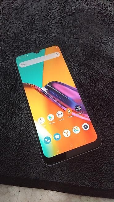 Realme C30, Б/у, 64 ГБ, цвет - Голубой, 2 SIM — 2