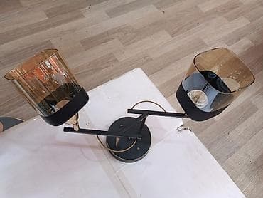 Двурожковый настенный светильник (бра) в современном стиле. - — 1