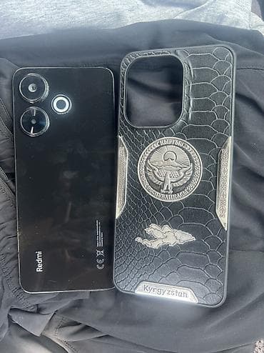 Redmi, Redmi 13, Б/у, 8 ГБ, цвет - Черный, 1 SIM, 2 SIM — 2