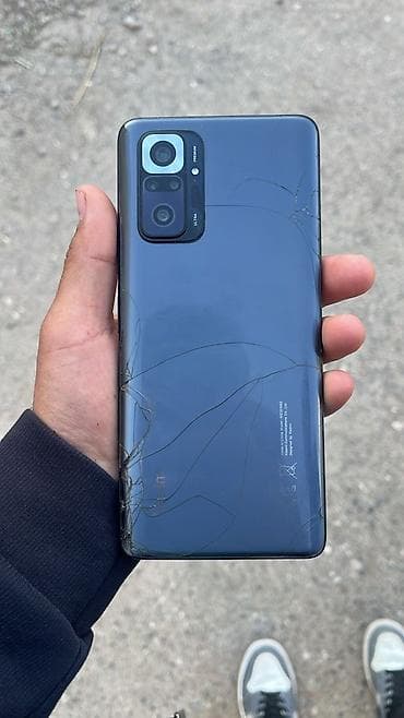 Redmi, Redmi Note 10 Pro, Б/у, 128 ГБ, цвет - Серый, 2 SIM