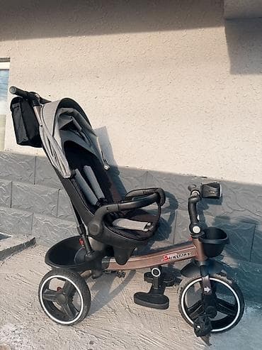 3х колесный: Детский трехколесный велосипед-коляска Skillmax - Универсальная — 5