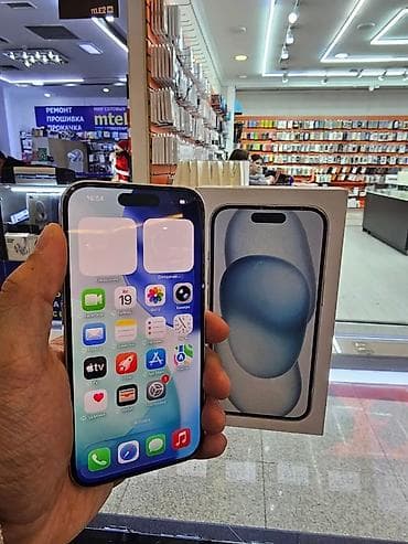 saiva наушники: IPhone 15, 256 ГБ, Голубой, Коробка, 88 % — 4