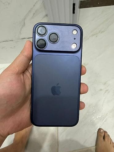 pro max 14: IPhone 17 Pro Max, Б/у, 256 ГБ, Синий, Коробка, 100 % — 1