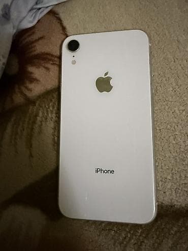 galaxy m21: IPhone Xr, Б/у, 128 ГБ, Белый, Защитное стекло, Чехол, Кабель, 74 % — 1