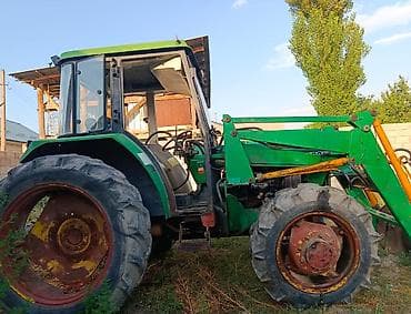 тракторы с куном: Трактор с фронтальным погрузчиком - Полноразмерный колесный трактор с — 4