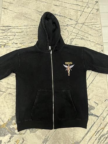 зип худи человек паук: Толстовка на молнии с капюшоном Nirvana “In Utero” - Цвет: черный — 3