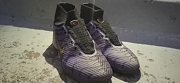 33 размер Футбольные бутсы Nike с носком-манжетой - Модель с высоким — 3