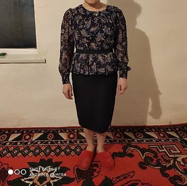 платье мусульманское: M, цвет - Синий — 1