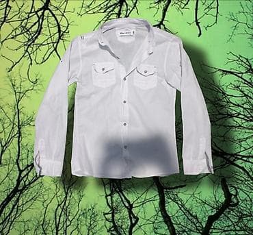 Эркектер кийими: Эркектердин көйнөгү, S, M, Lacoste, Жаңы, түсү - Ак — 1