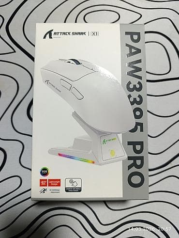 Продаю игровую мышь Attack Shark X1 в хорошем состоянии. Очень лёгкая