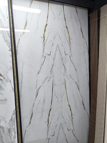 Декор «Гибкий мрамор» - Листовой отделочный материал с мраморной at lalafo.kg Декор «Гибкий мрамор» - Листовой отделочный материал с мраморной