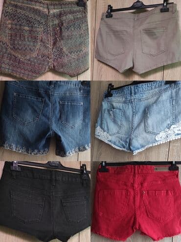 черные джинсовые шорты с завышенной талией: Продаются джинсовые шортики разных брендов в отличном состоянии — 2
