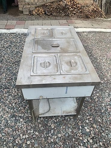 Өндүрүш үчүн жабдуулар: Промышленная газовая плита на 3 конфорки + электрическая плита/духовка — 8