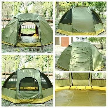 Палатка купольного типа для кемпинга - Вместительная круглая палатка