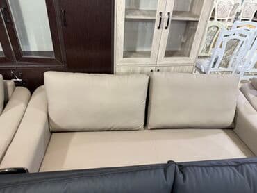 диван черный: Прямой диван, Трехместный — 5