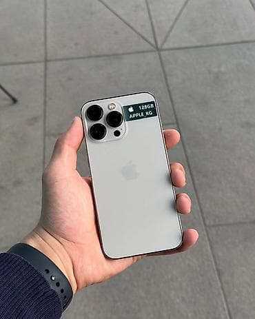 13 peo max: IPhone 13 Pro, 128 ГБ, Серебристый, 87 % — 1