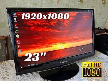 samsung 22: Монитор, Samsung, Б/у, LCD, 23" - 24" — 1