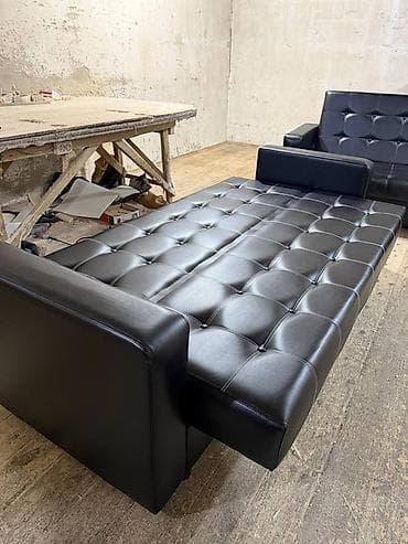 кожанный кресло: Прямой диван — 1