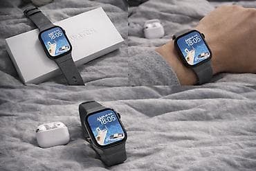 Apple Watch: Apple Watch Series 9 45mm Midnight ⌚ ⌚ Ремешок Native Union для Apple — 1