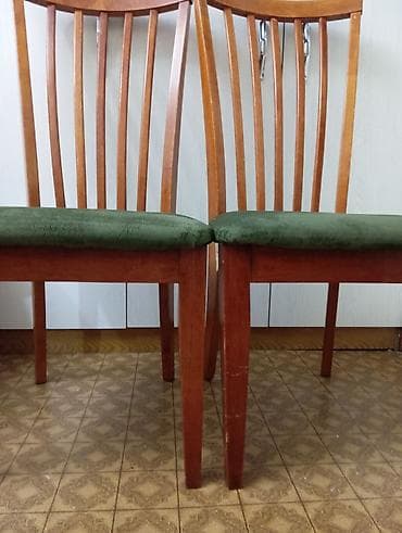 деревянные стулья: Стул для кухни, Дерево, цвет - Зеленый — 3