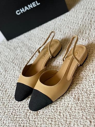женский ботас: Босоножки, 36, Chanel, Новый, цвет - Бежевый, Самовывоз, Платная доставка — 1