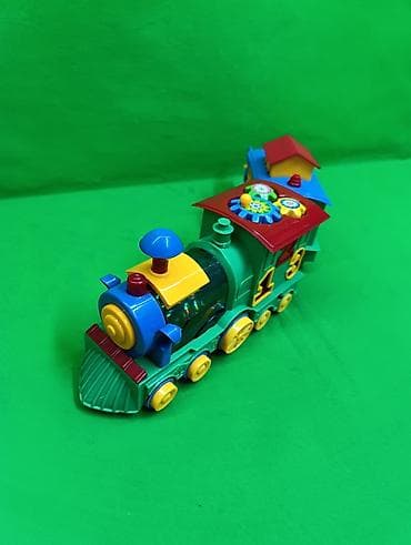 детский паровоз: Поезд игрушка музыкальная🚂 Комплектация товара: поезд, вагон, 3 — 2