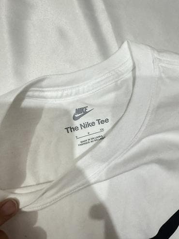 Футболки: Мужская футболка, S, Nike, Новый, цвет - Белый, Самовывоз — 2