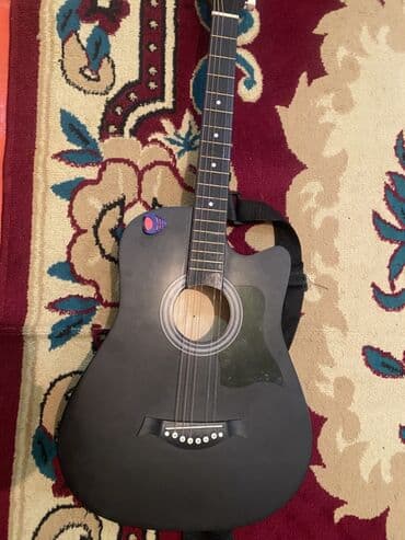 сколько стоит электрогитара в бишкеке: Акустическая гитара 6-струнная, форма корпуса дредноут с вырезом — 5