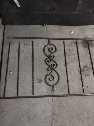 Продам кованные элементы для забора или перил . Кованный прут кручёный