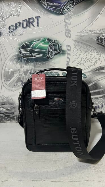 купить ремень мужской кожаный: Барсетка, Butun, Материал: Натуральная кожа, Оригинал, Новый — 3