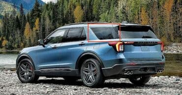 fort: Стекло Заднее Ford, 2023 г., Б/у, Оригинал — 7